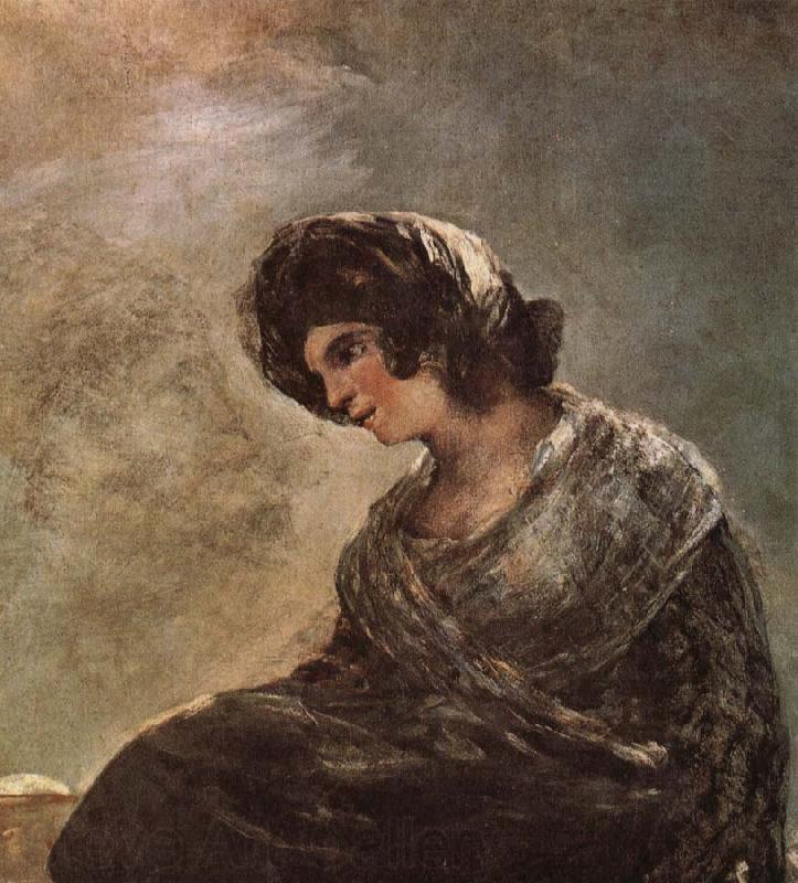Francisco Goya Milkgirl from Bordeaux Norge oil painting art